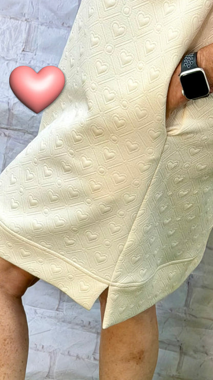 Umgee heart embroidered sleeveless Dress