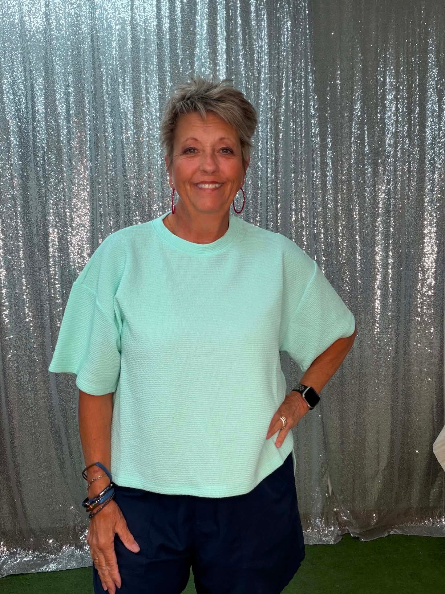 Tres Bien Cloudy knit top