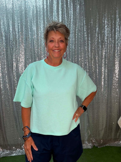 Tres Bien Cloudy knit top