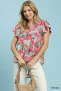 Umgee Tropical print Top