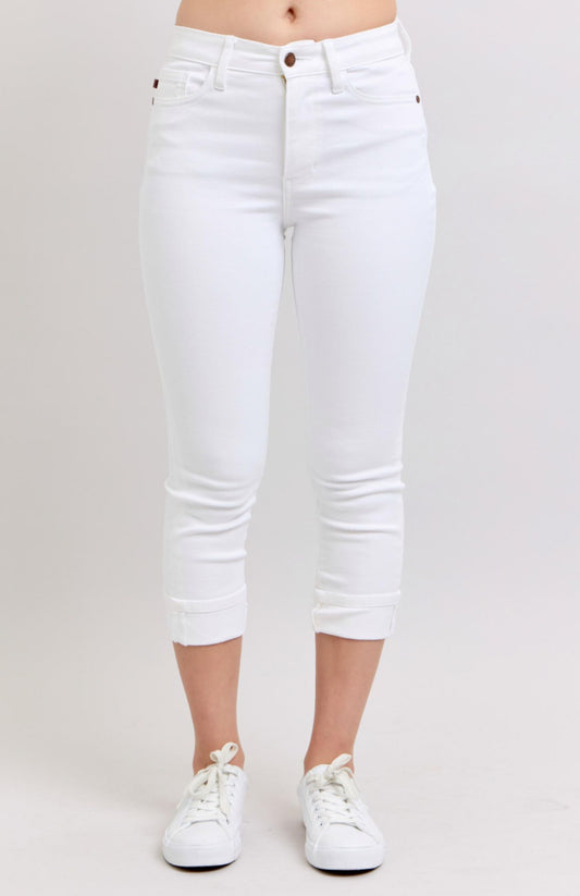 Judy Blue White Capris