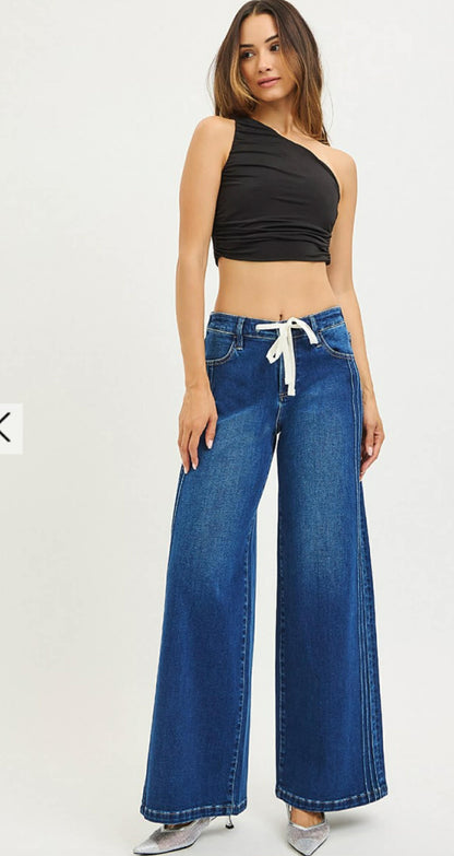 Risen Draw String Wide ridge leg