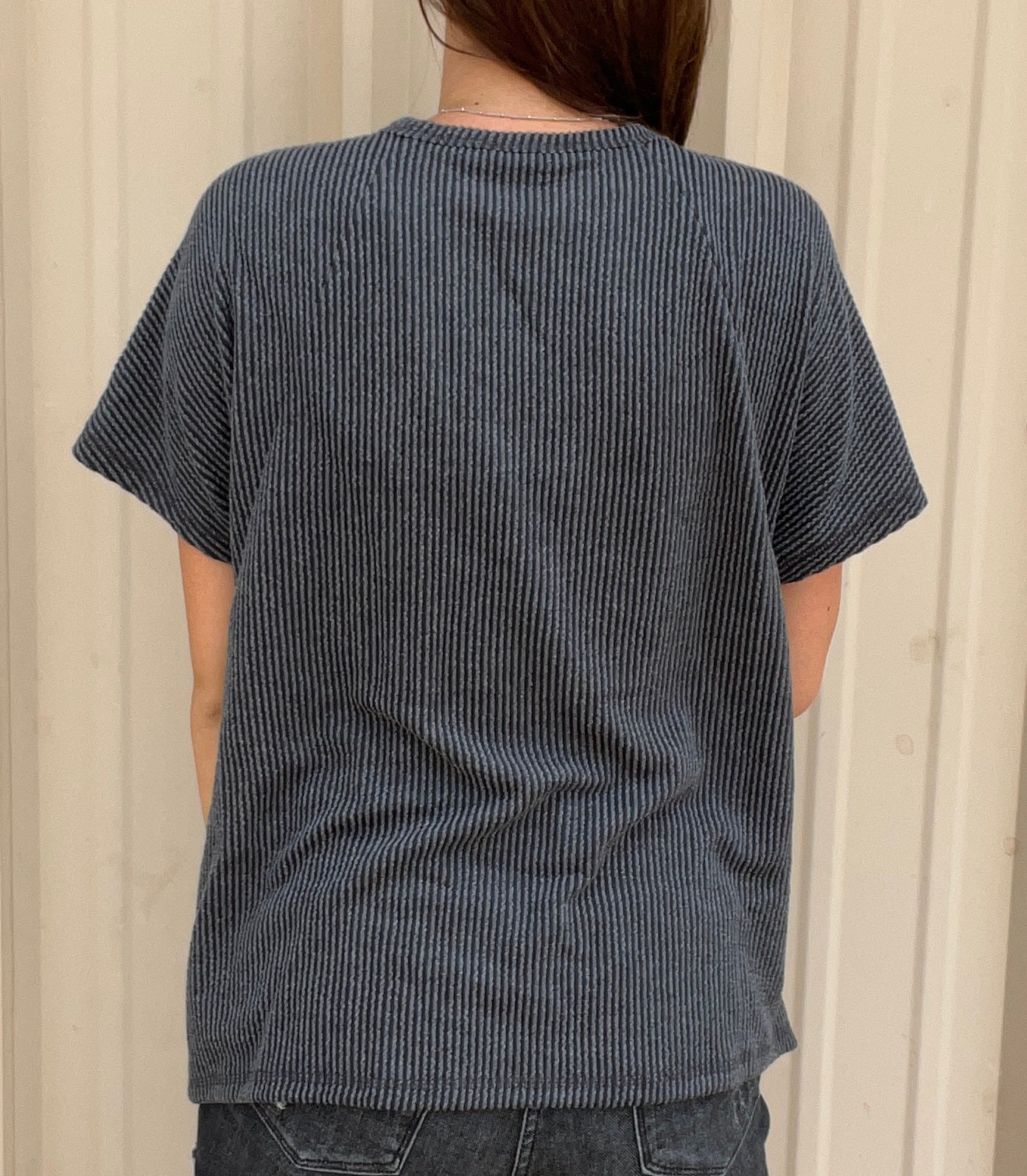 Solid Urban Ribbed Top