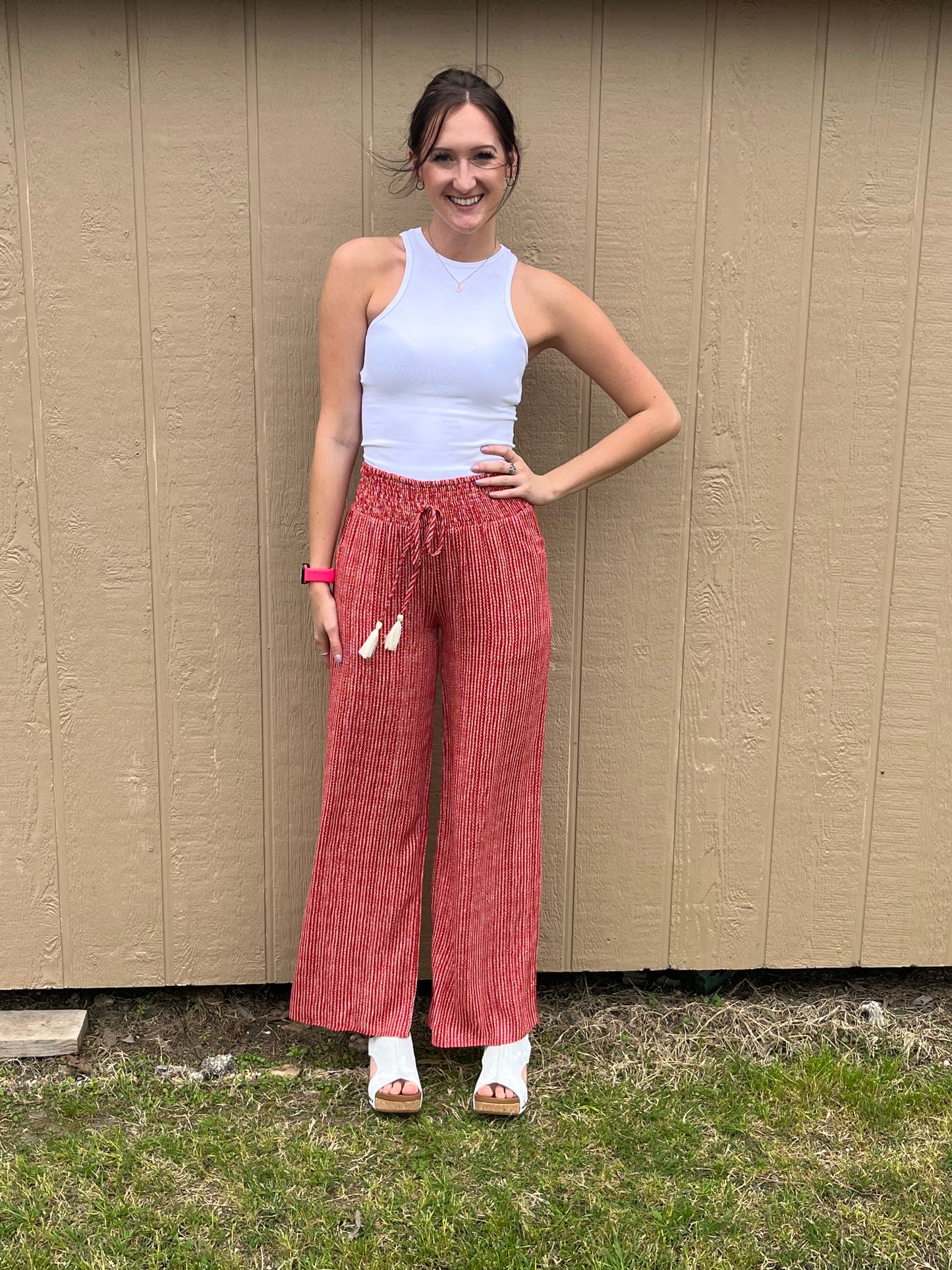 L Love Patterned Pants