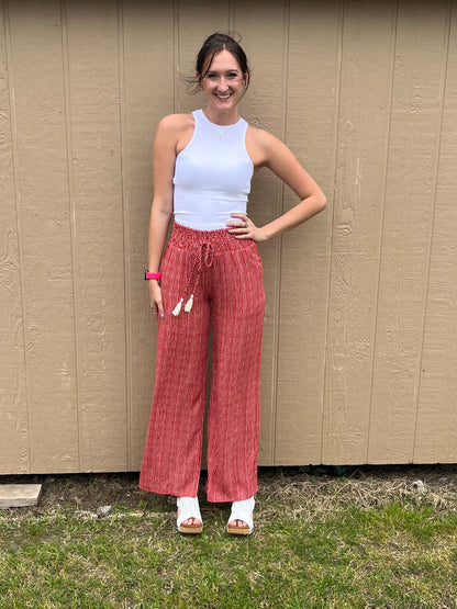 L Love Patterned Pants