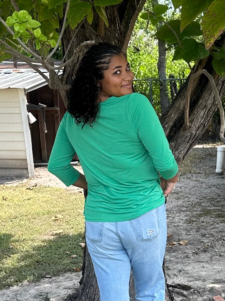 Dear scarlet v-neck top