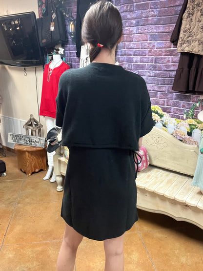 Cropped Tee Shirt Dress