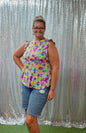 Dear Scarlett flutter sleeve top