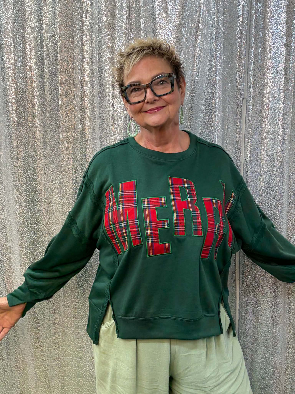 Heimish Merry Plus Long Sleeve Top