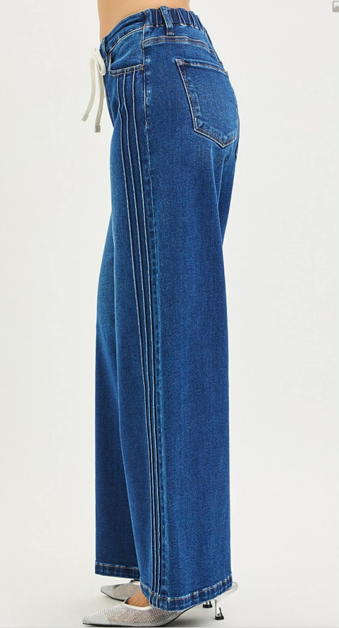 Risen Draw String Wide ridge leg