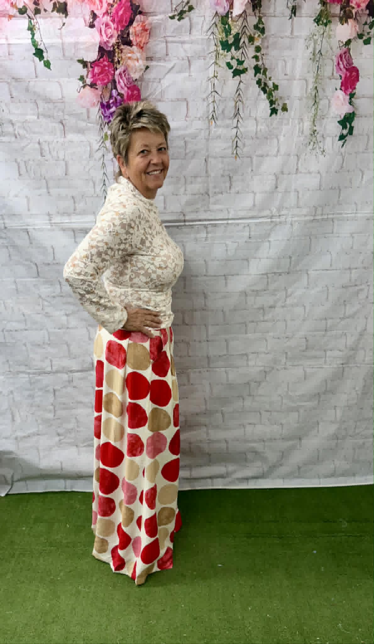 Umgee wide leg polka dot pants