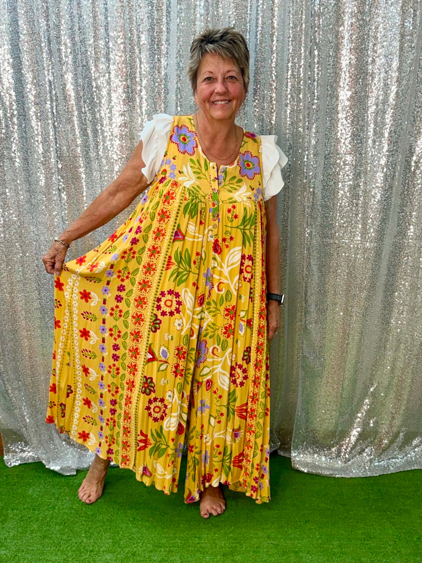 Easel All This Time Wide Leg Jumper