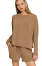 Zenana Short SET long sleeve PLUS