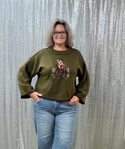 Gigio cowboy bear sweater