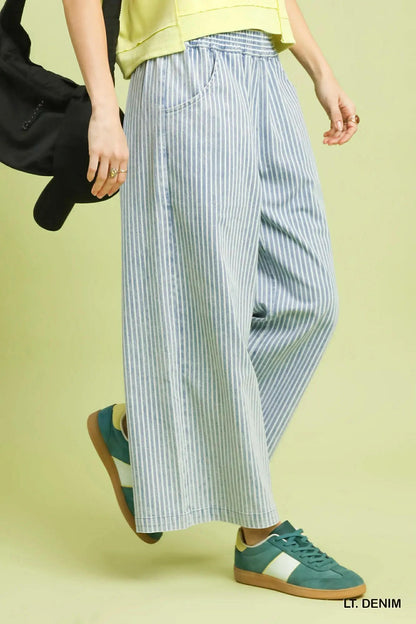 Umgee Stone wash stripe pants