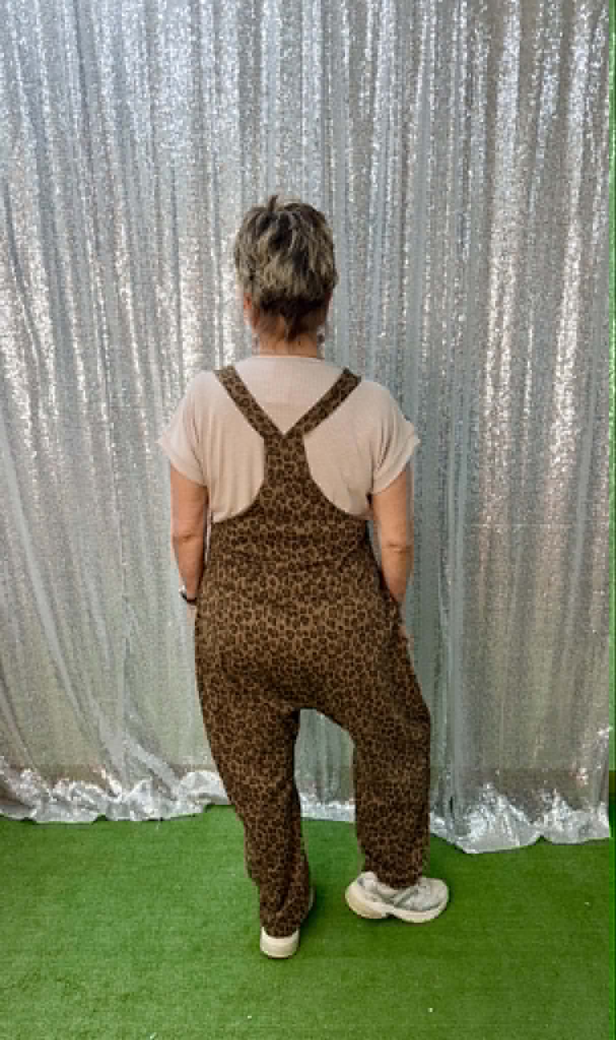 New Me Mocha Leopard Jumpsuit