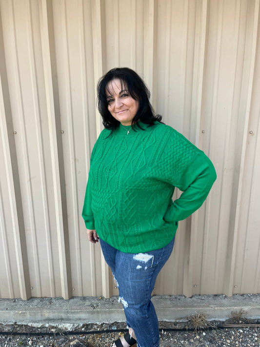 Dear Scarlett Knitted Sweater Plus Size