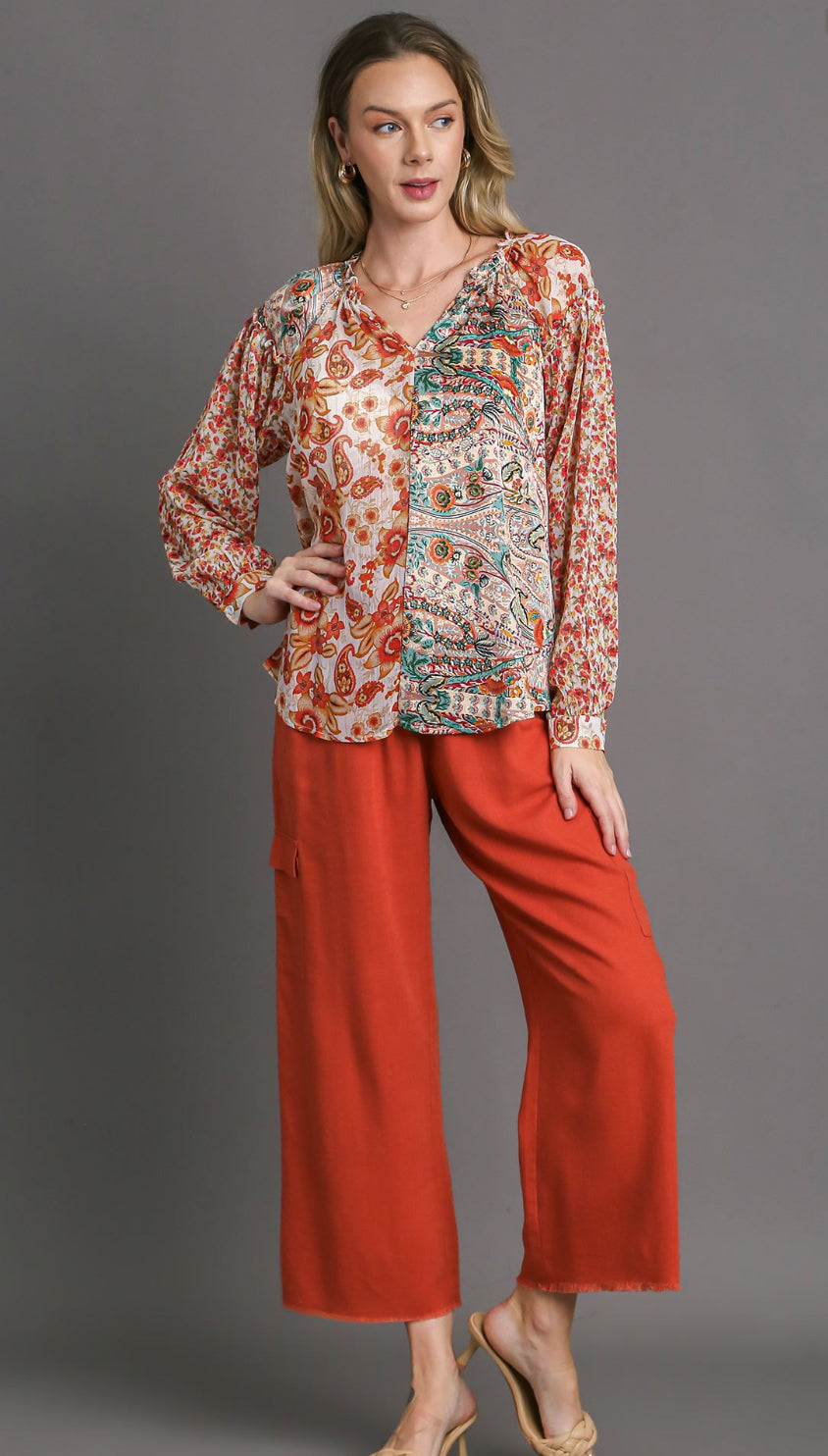 Umgee Sheer Long Sleeve