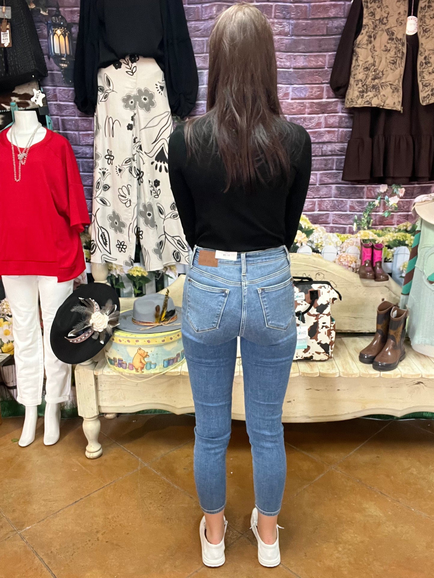 **Judy Blue Thermal Skinny Jeans