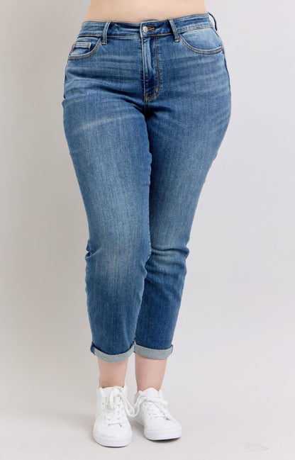 Judy Blue Boyfriend Jeans Plus Size