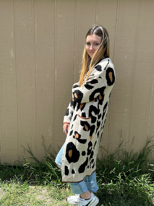 cheetah Cardigan