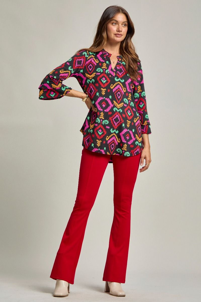 Dear Scarlett Bell Sleeve Lizzy Top Plus Size