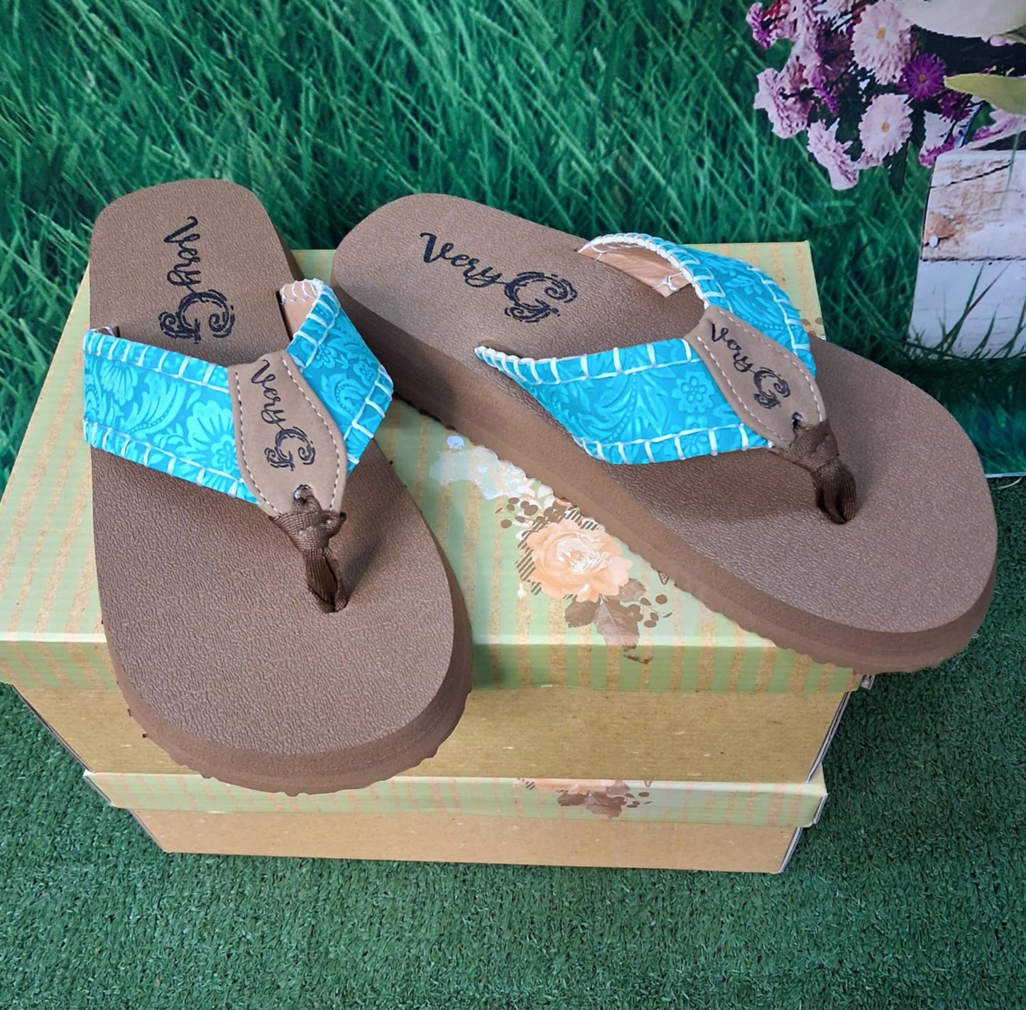 Very G Pamela Tooled Flip Flop