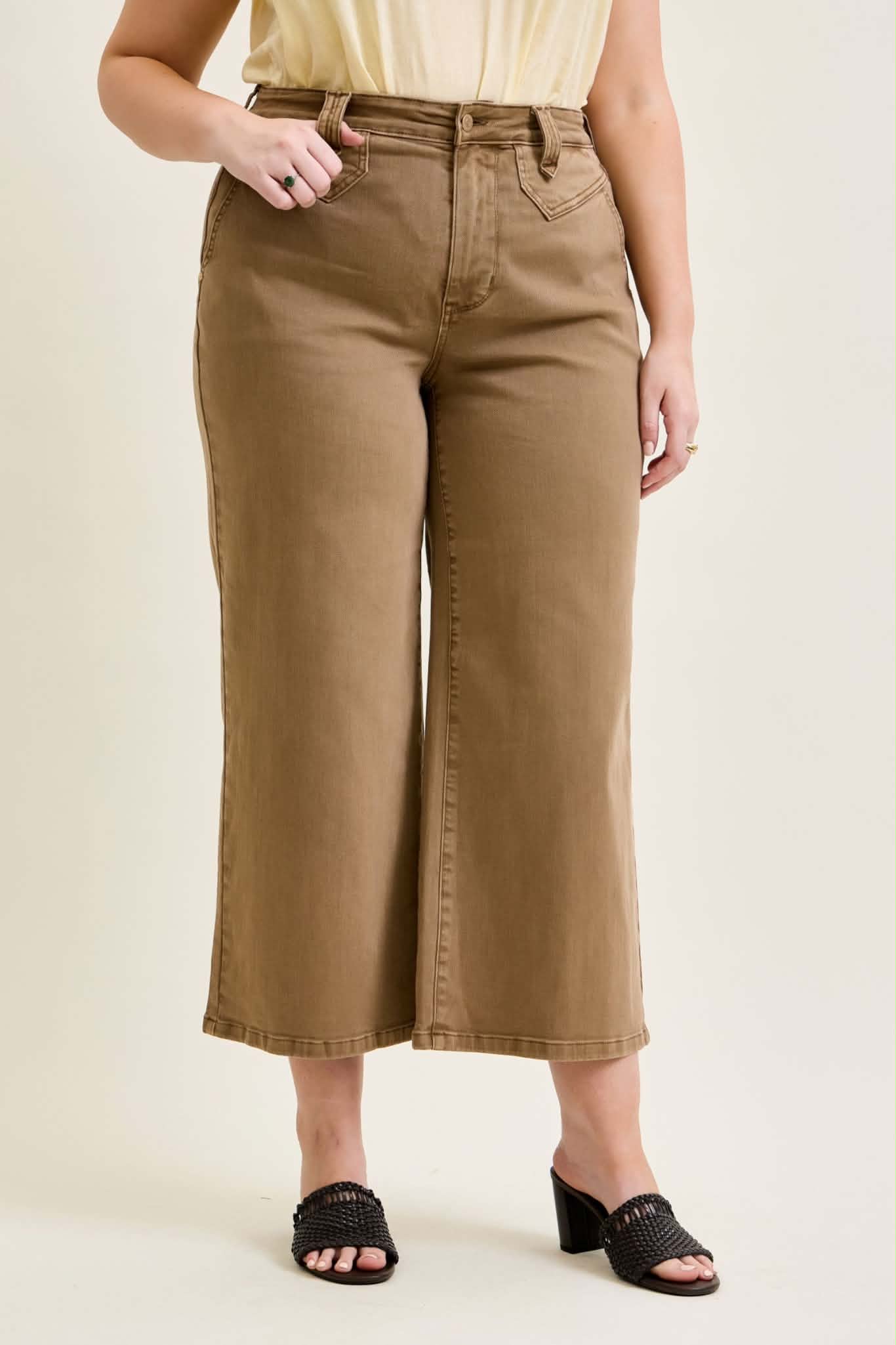 Judy Blue Golden Brown Jeans Plus
