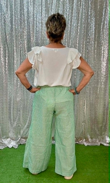 Umgee Vertical Stripe Pants