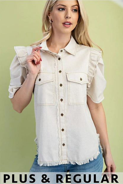 Gigio Button up Top PLUS