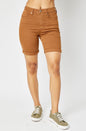 Judy Blue Tan Shorts Plus Size