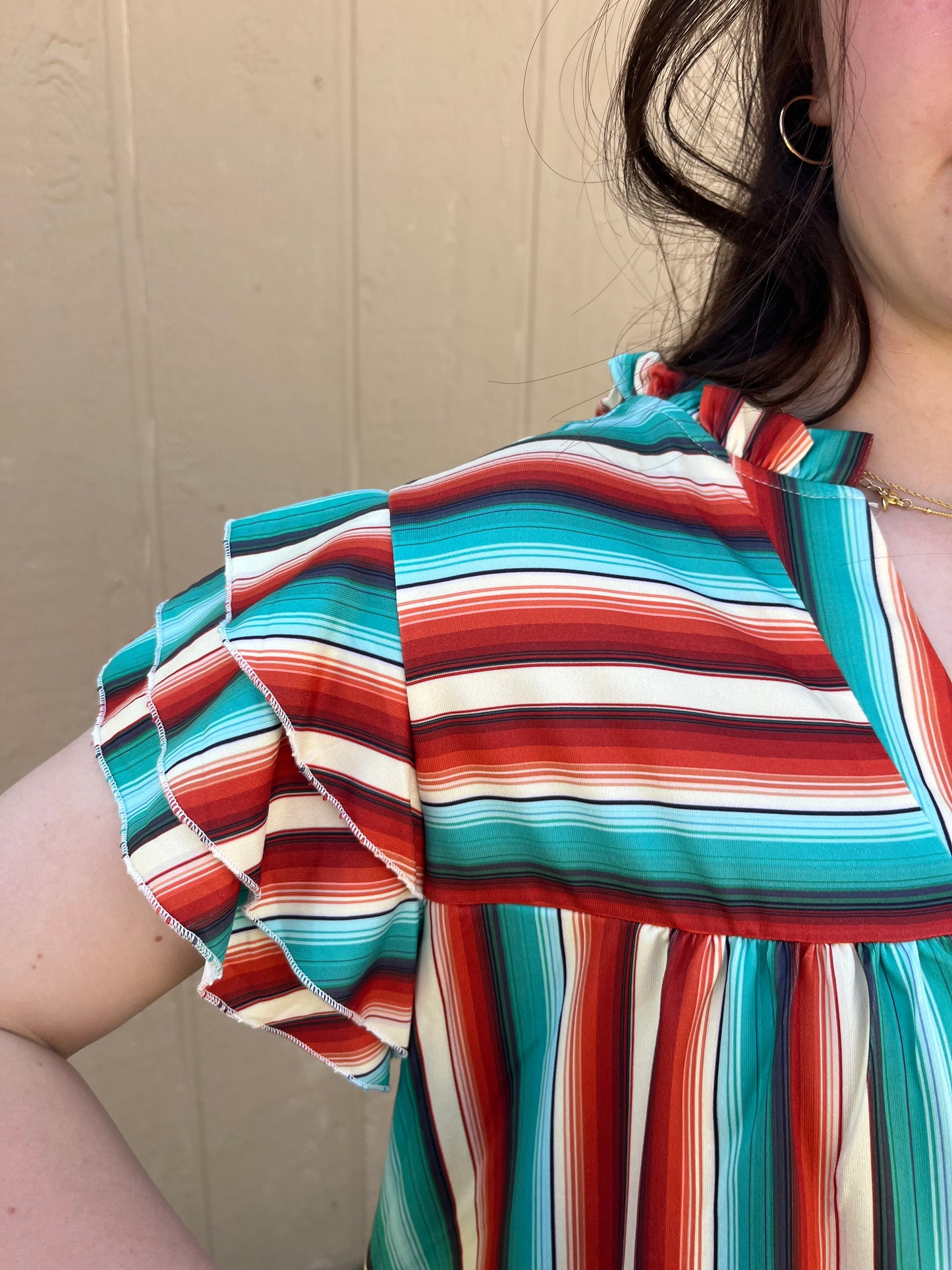 Sumshine & Rodeo Serape Top