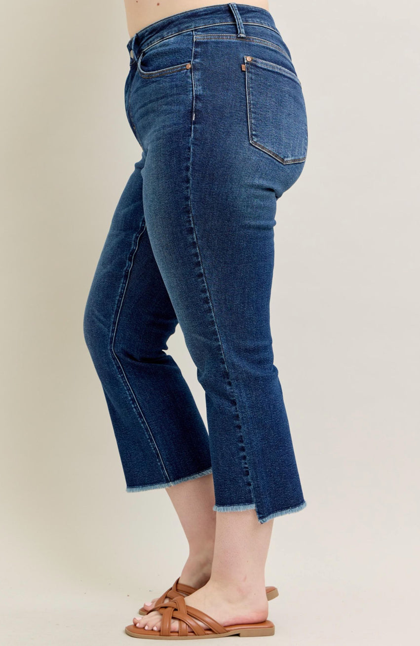 Judy Blue Straight Leg Crops Plus Size