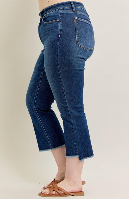 Judy Blue Straight Leg Crops Plus Size
