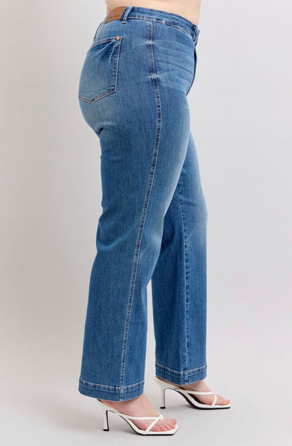Judy Blue Straight Trousers Plus Size