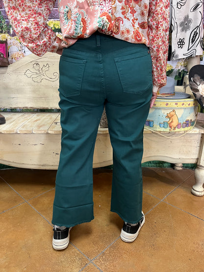 **Judy Blue Wide Leg Crops