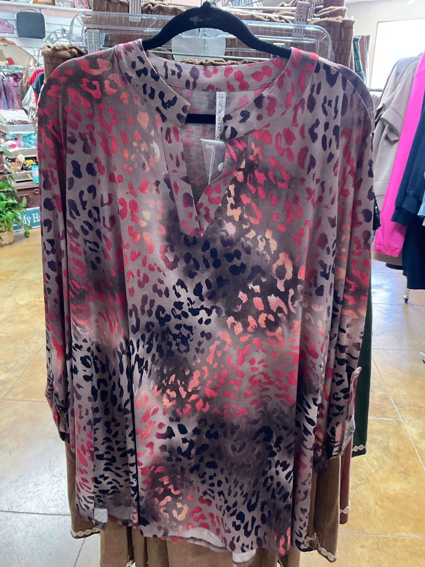 Dear Scarlett Lizzy top - Plus