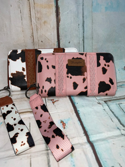 Wrangler Cow Print Wristlets