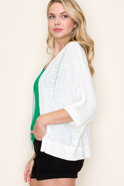 Kimono Sleeve Sweater Cardigan