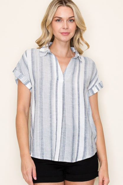 Striped Short Sleeve