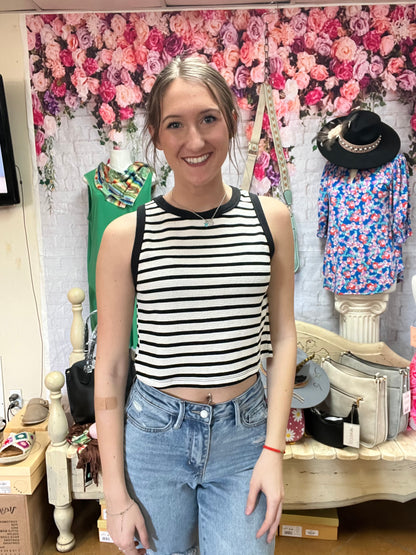 Tres Bien Cropped Tank