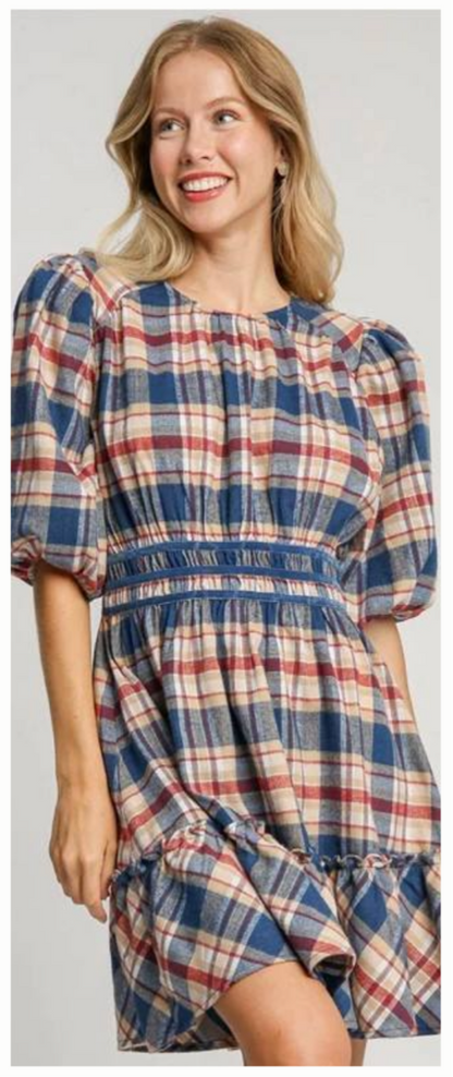 UMGEE Plaid Dress