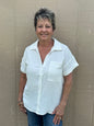 Staccato Button Down Top