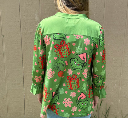 Mean Green Christmas Shirts