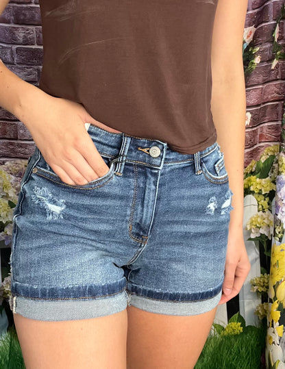 Judy Blue Dad Shorts Plus Size