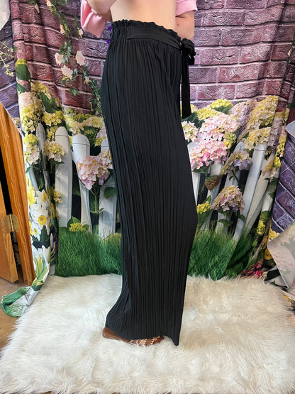 Tie Waist Ribbon Pants