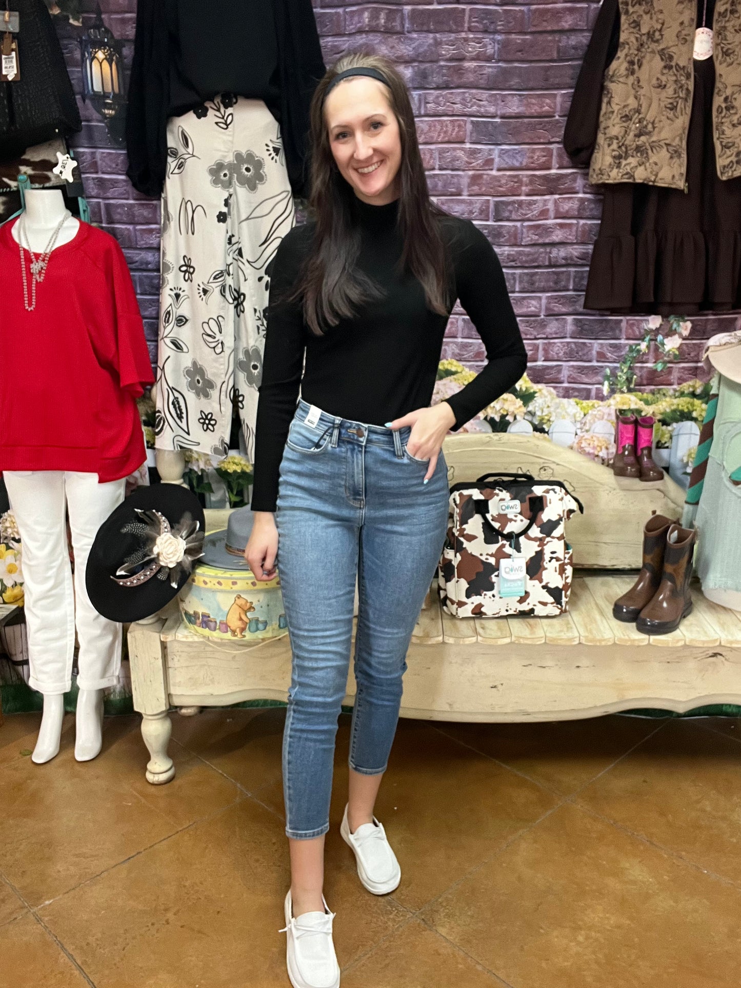 **Judy Blue Thermal Skinny Jeans