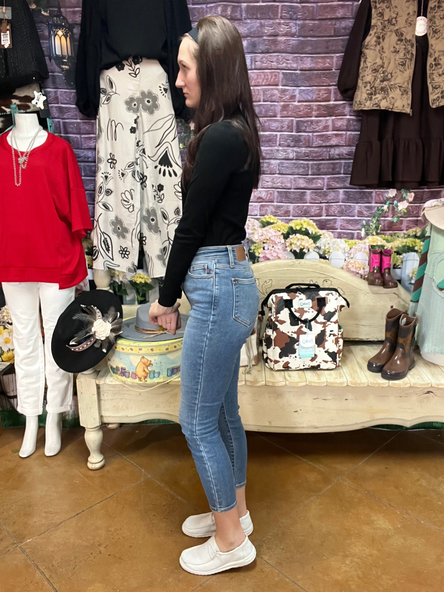 **Judy Blue Thermal Skinny Jeans