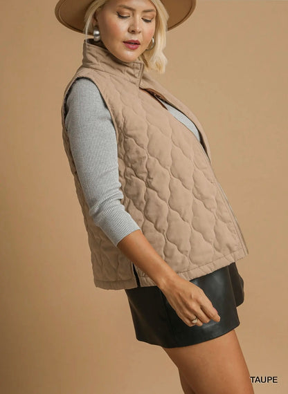 Umgee Quilted Vest