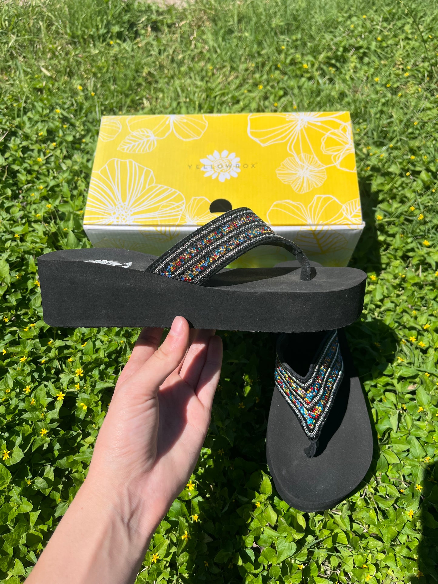 Yellowbox Riana Heel Flip Flops